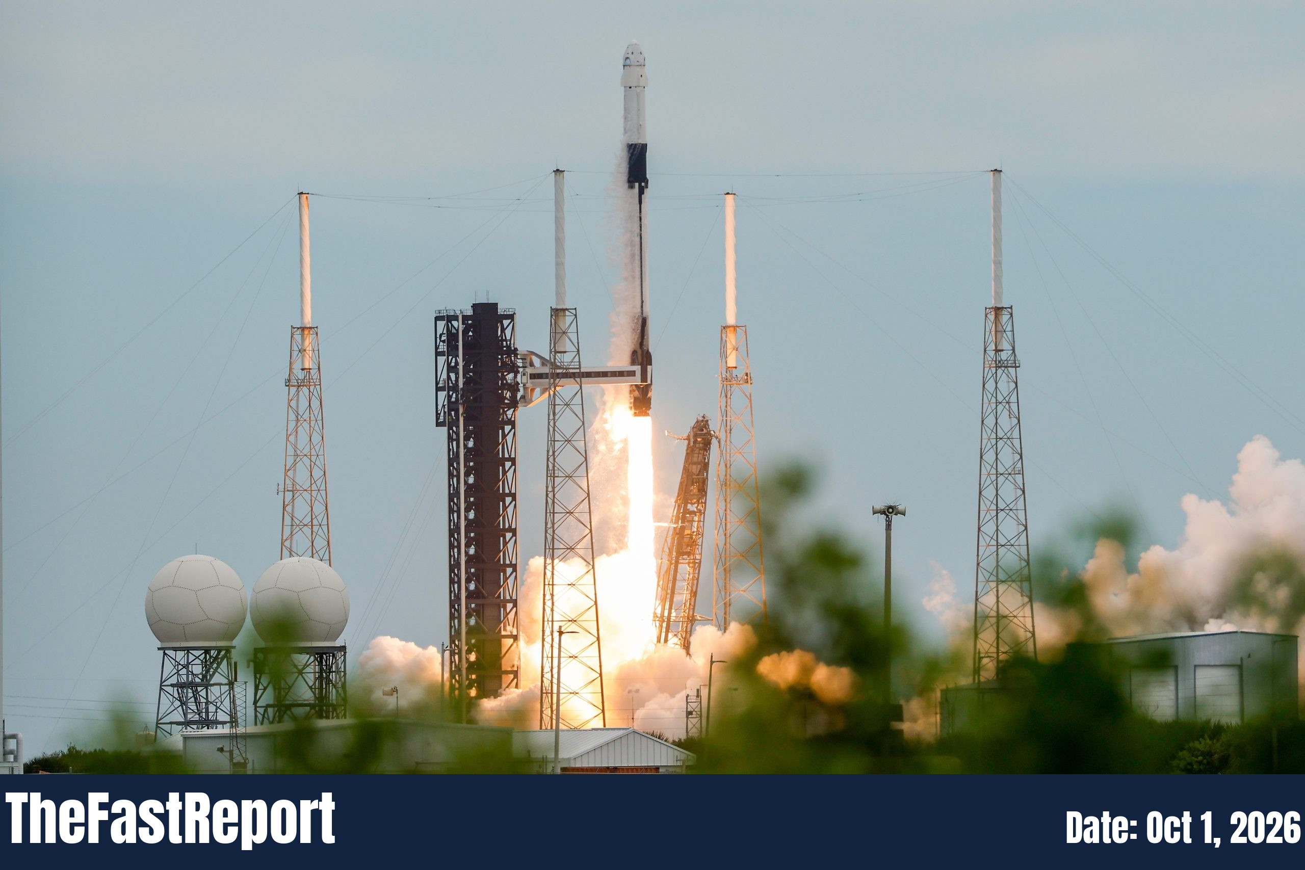 Space-X Crew 13 Mission Launches From Cape Canaveral